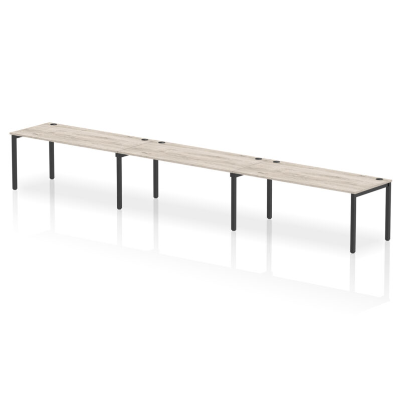 Surge Single Row Bench Desk - 3 Person - Image 80