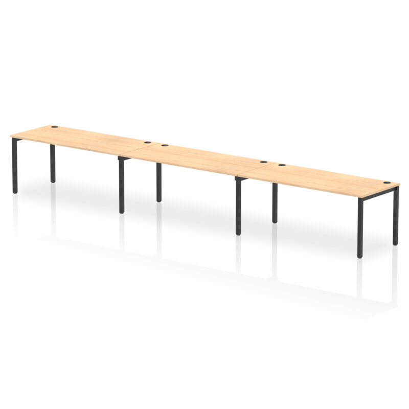 Surge Single Row Bench Desk - 3 Person - Image 81