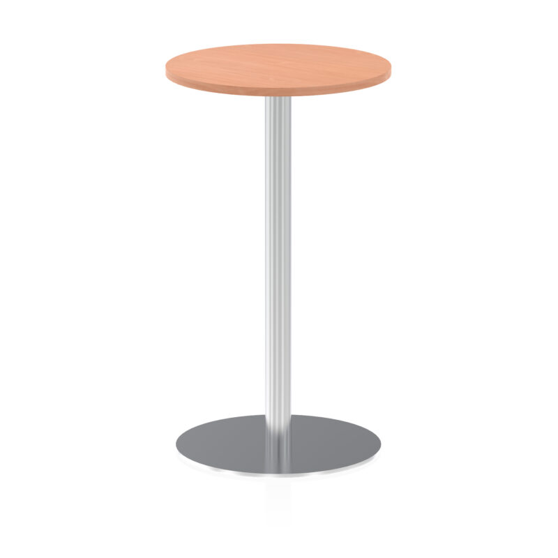 Roma Round Poseur Table Silver Leg - Image 7