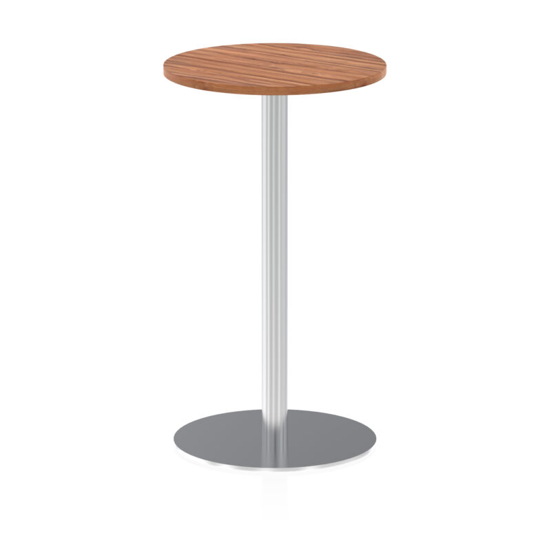 Roma Round Poseur Table Silver Leg - Image 8