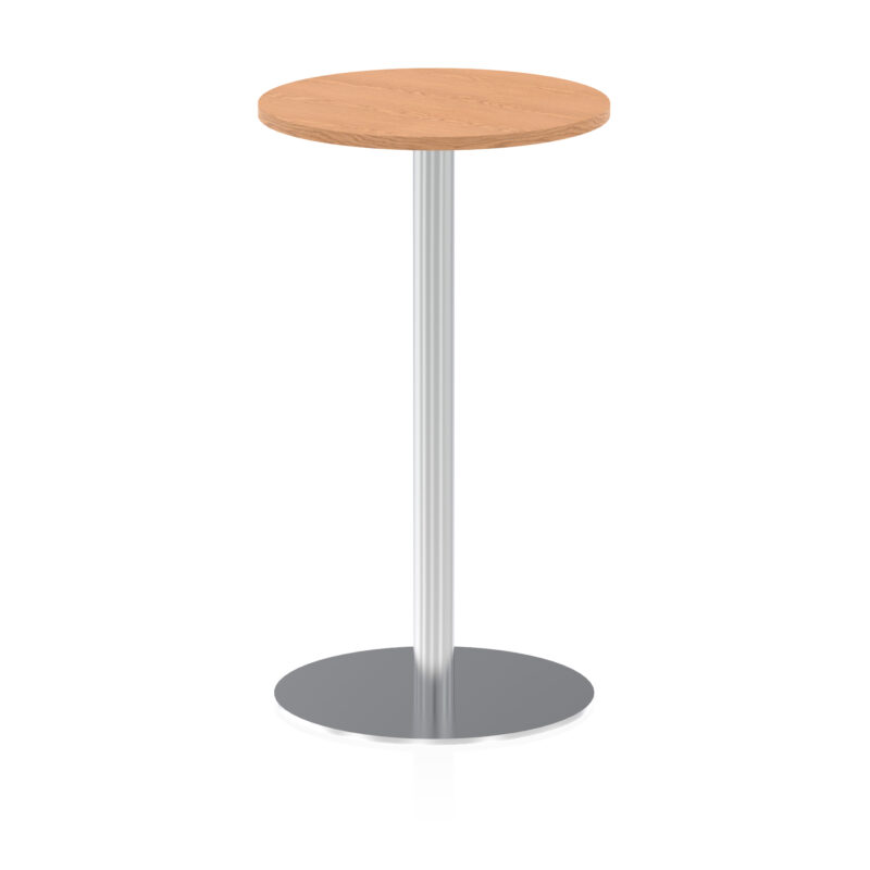 Roma Round Poseur Table Silver Leg - Image 11