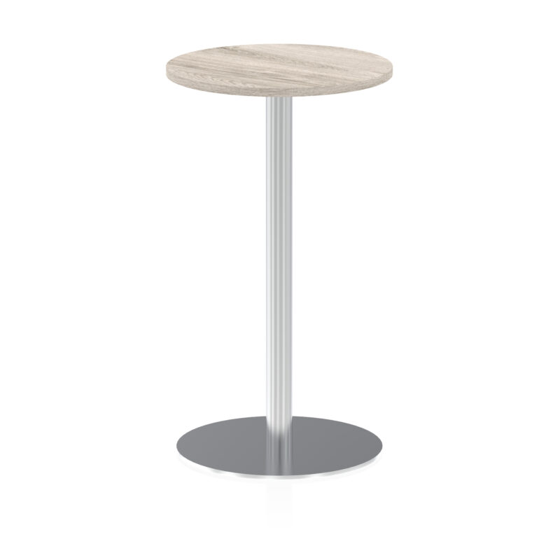 Roma Round Poseur Table Silver Leg - Image 12