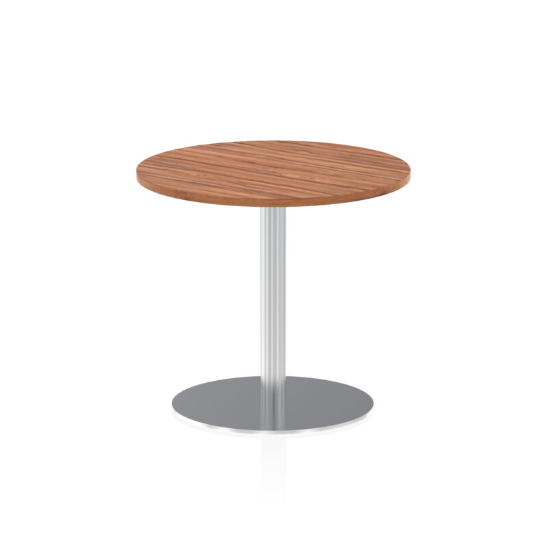 Roma Round Poseur Table Silver Leg - Image 14