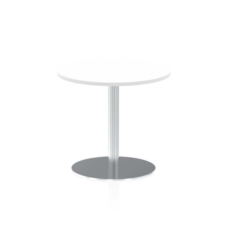 Roma Round Poseur Table Silver Leg - Image 15