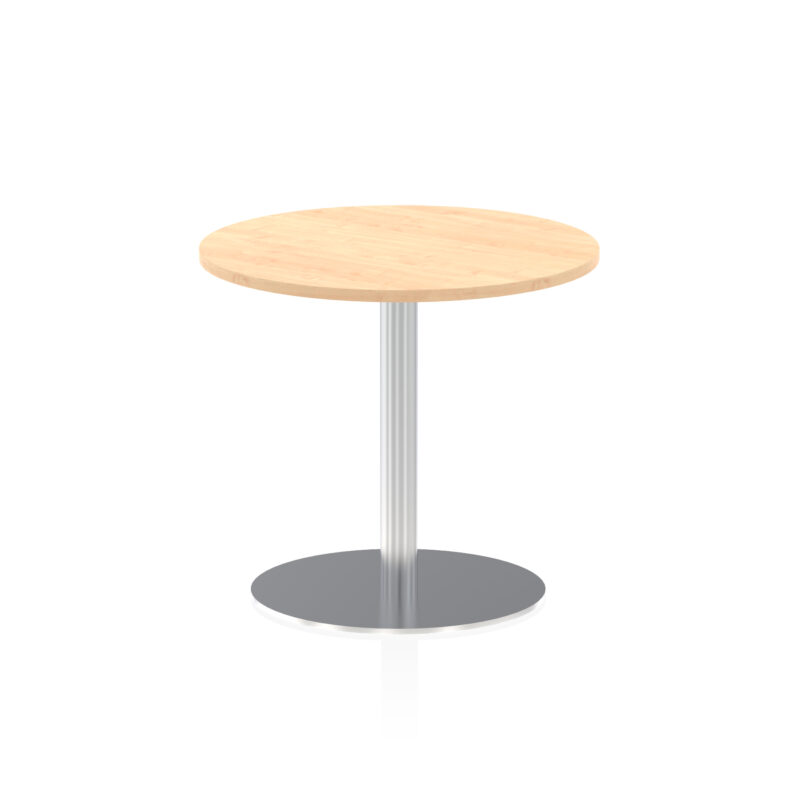 Roma Round Poseur Table Silver Leg - Image 16