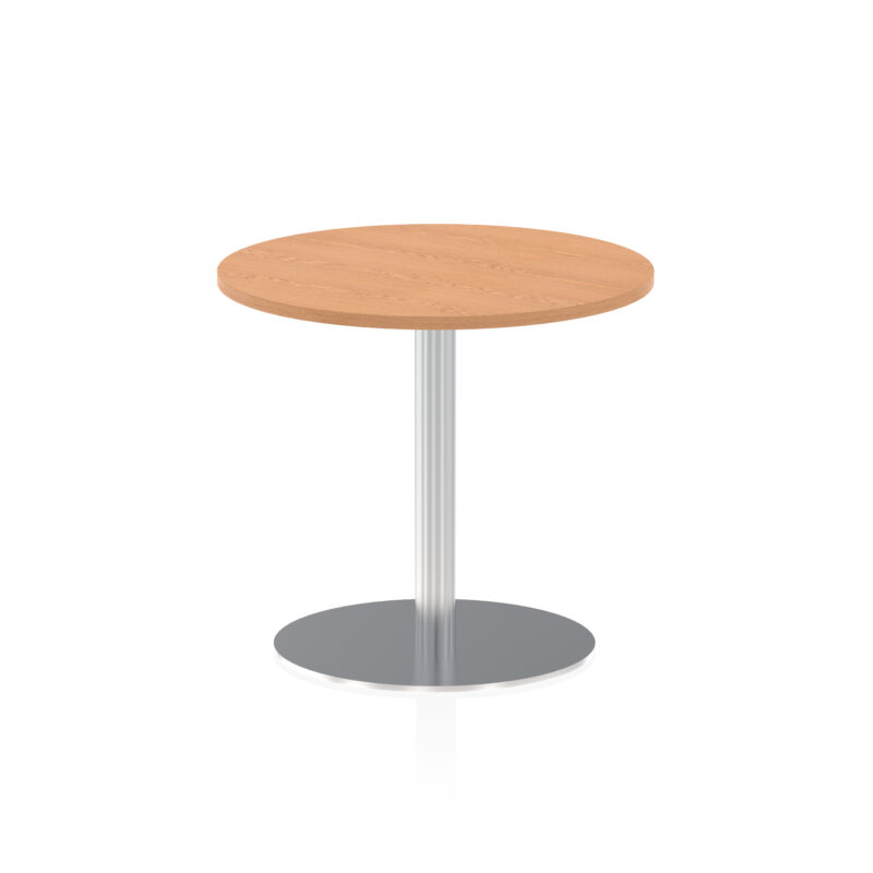 Roma Round Poseur Table Silver Leg - Image 17