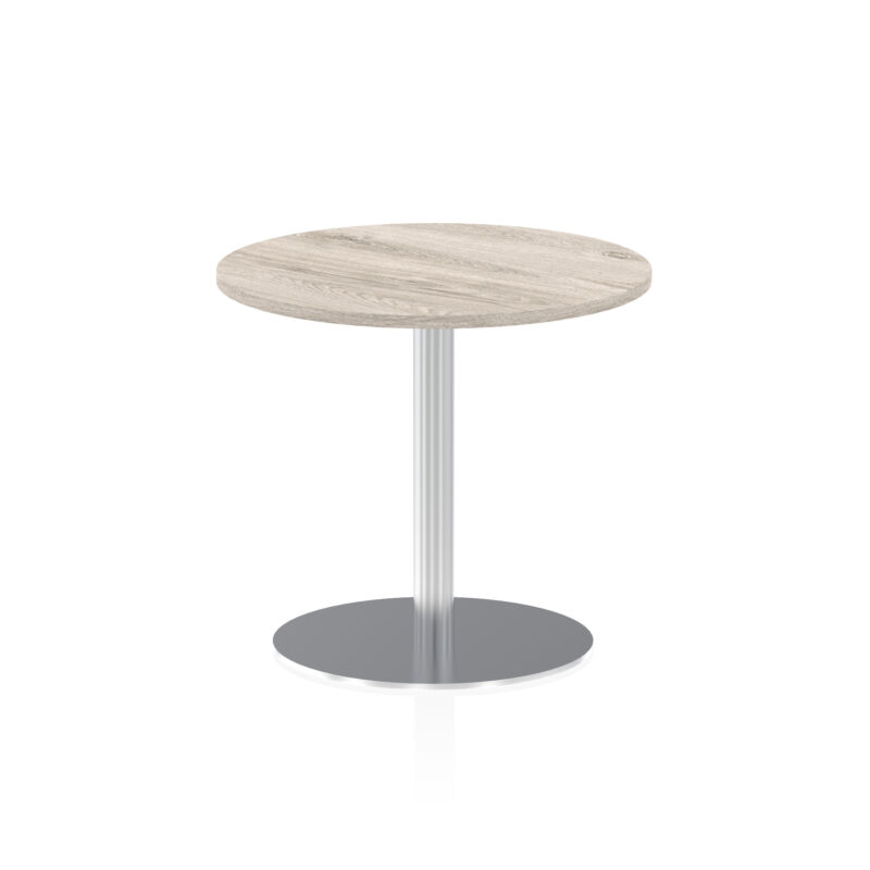 Roma Round Poseur Table Silver Leg - Image 18