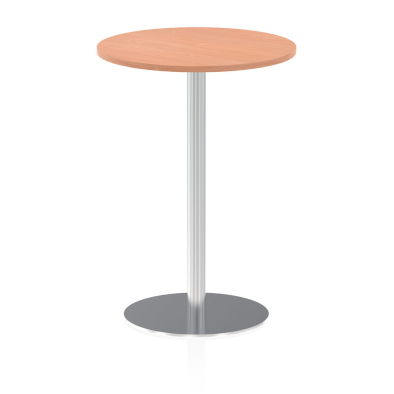 Roma Round Poseur Table Silver Leg - Image 19