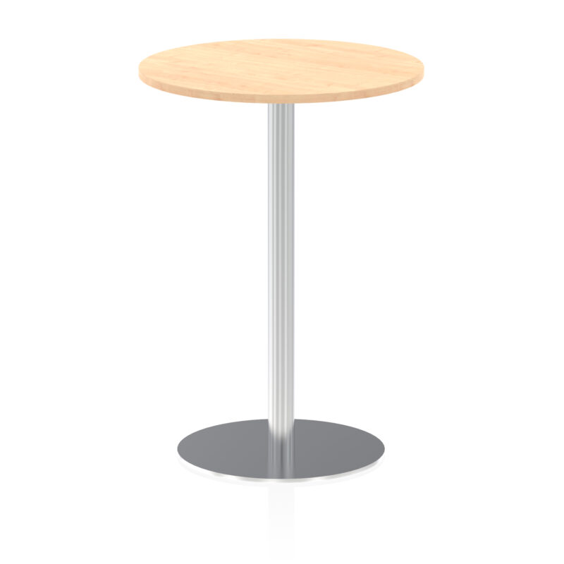 Roma Round Poseur Table Silver Leg - Image 22