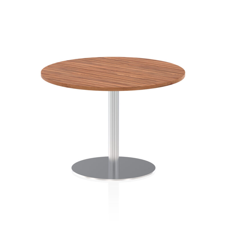 Roma Round Poseur Table Silver Leg - Image 26