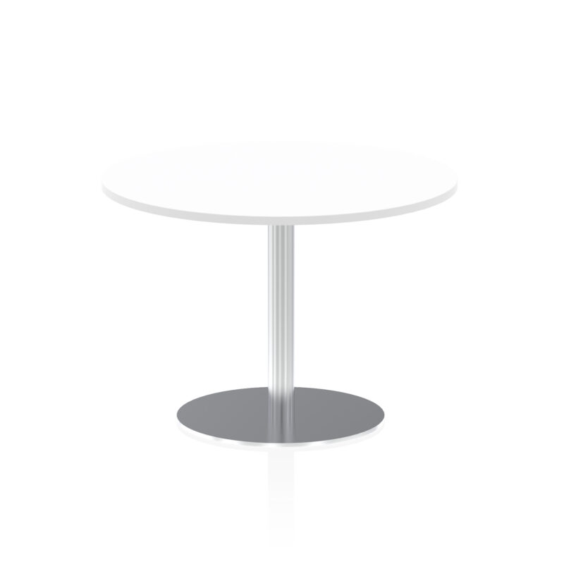 Roma Round Poseur Table Silver Leg - Image 27