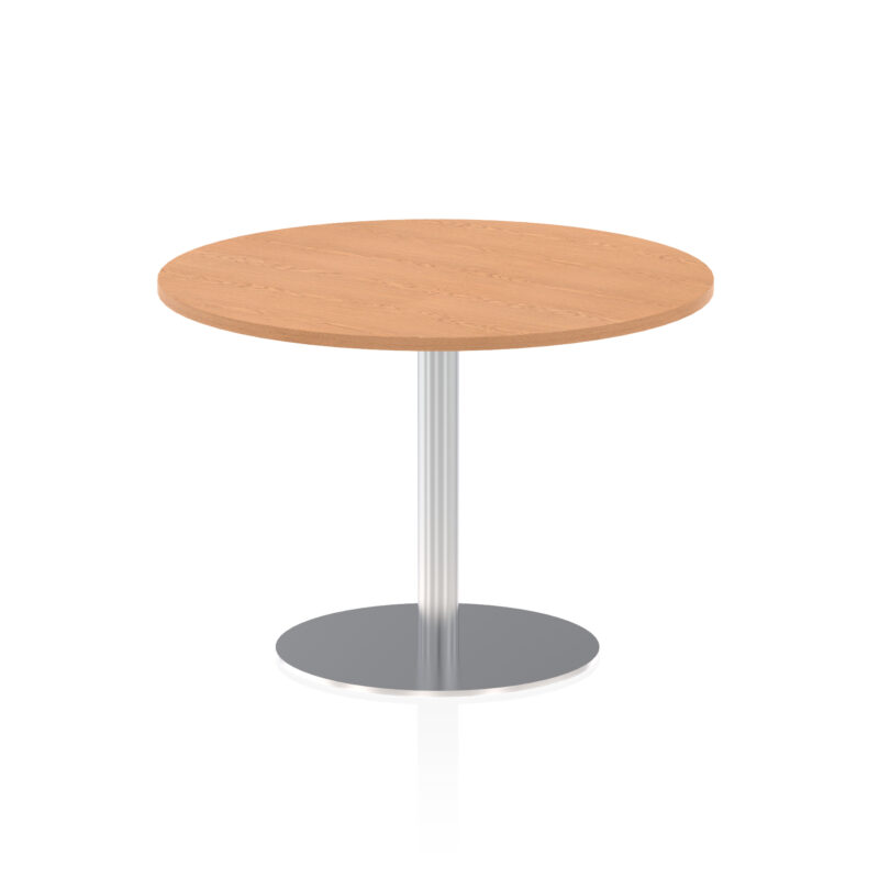 Roma Round Poseur Table Silver Leg - Image 29