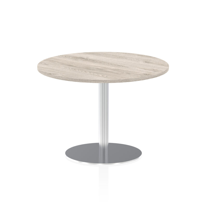 Roma Round Poseur Table Silver Leg - Image 30