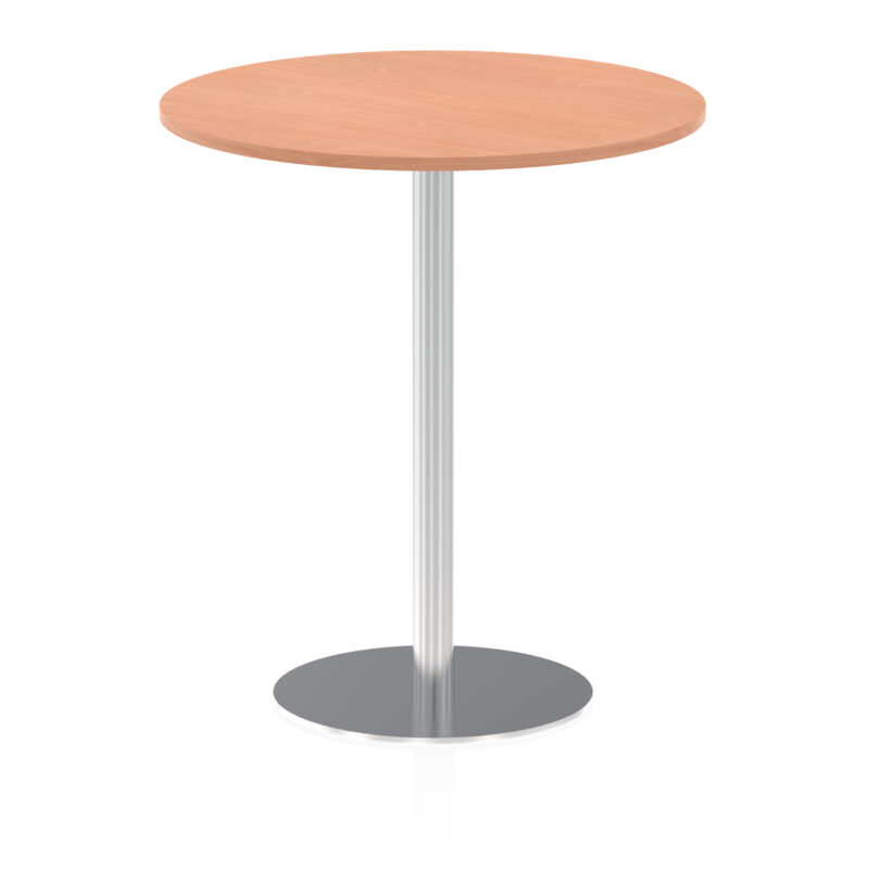 Roma Round Poseur Table Silver Leg - Image 31