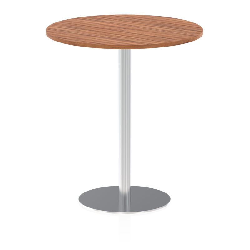 Roma Round Poseur Table Silver Leg - Image 32
