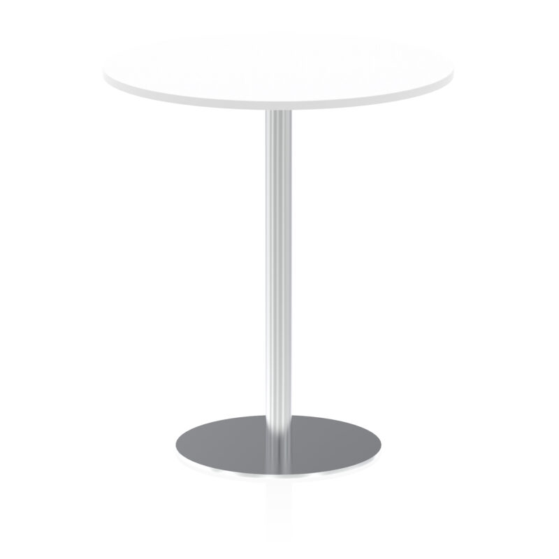 Roma Round Poseur Table Silver Leg - Image 33