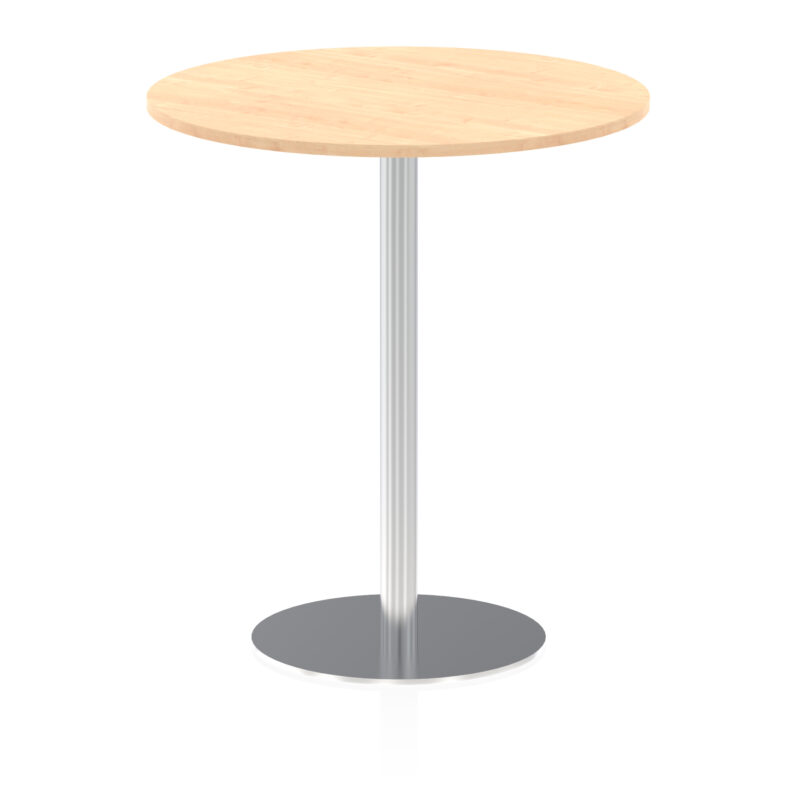 Roma Round Poseur Table Silver Leg - Image 34