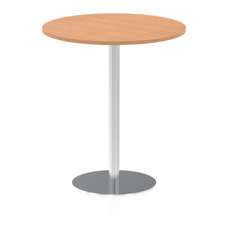 Roma Round Poseur Table Silver Leg - Image 35