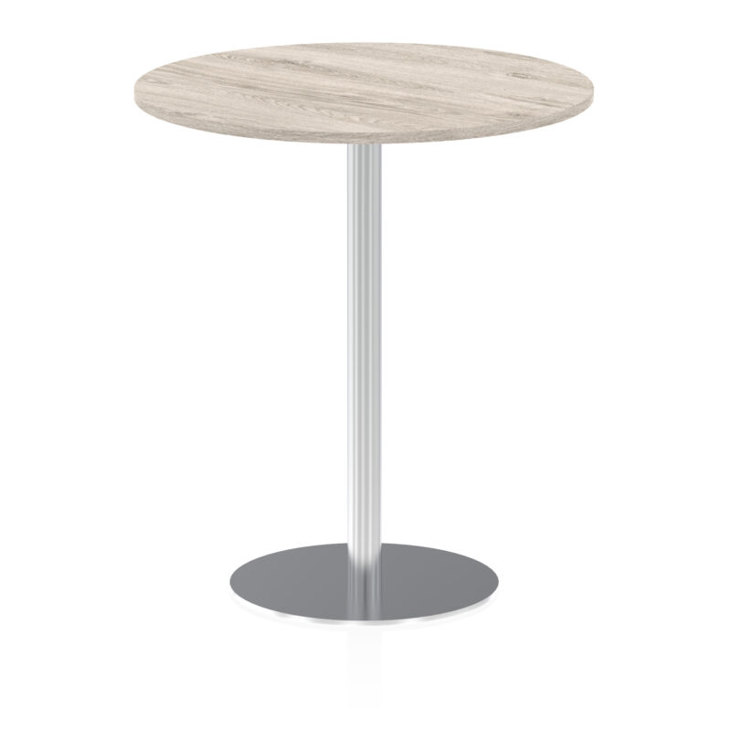 Roma Round Poseur Table Silver Leg - Image 36