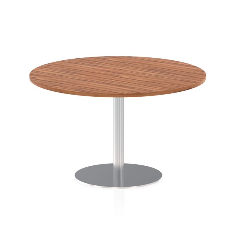 Roma Round Poseur Table Silver Leg - Image 38