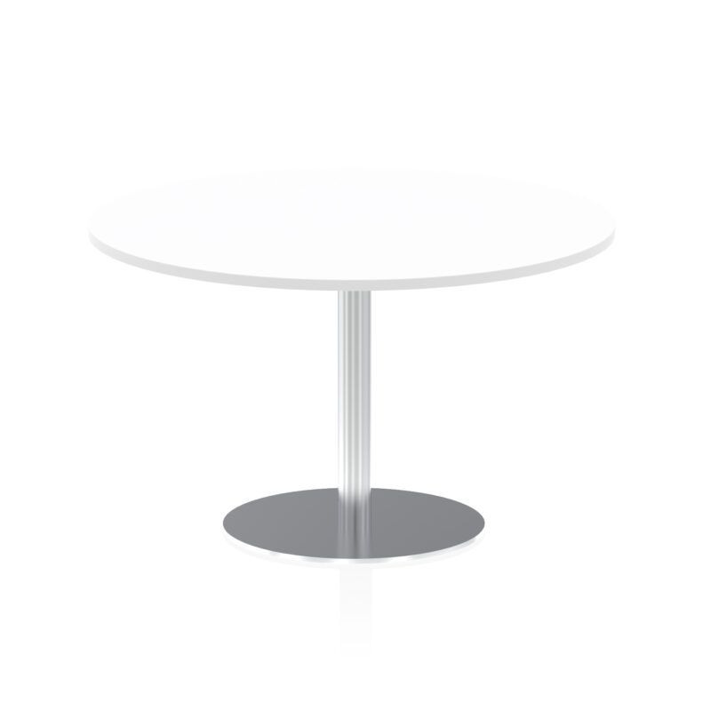 Roma Round Poseur Table Silver Leg - Image 39