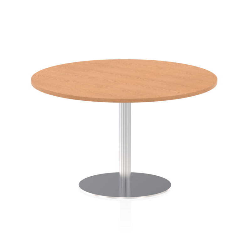Roma Round Poseur Table Silver Leg - Image 41