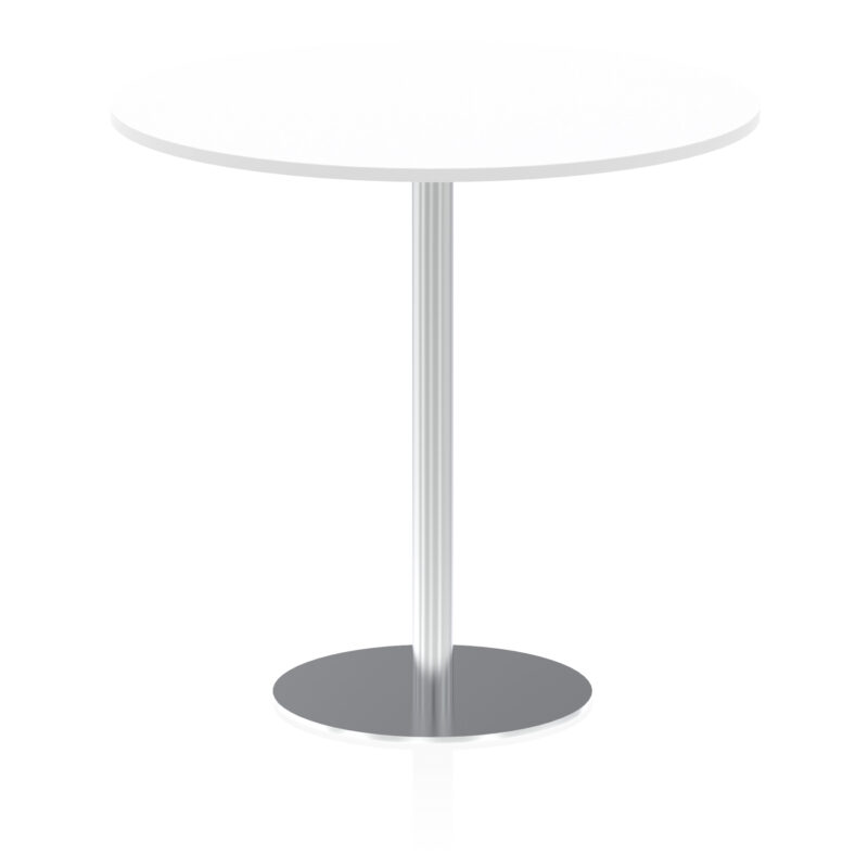 Roma Round Poseur Table Silver Leg - Image 45