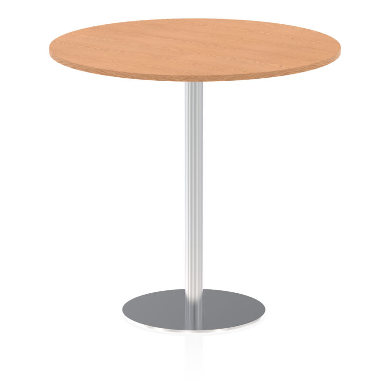 Roma Round Poseur Table Silver Leg - Image 47
