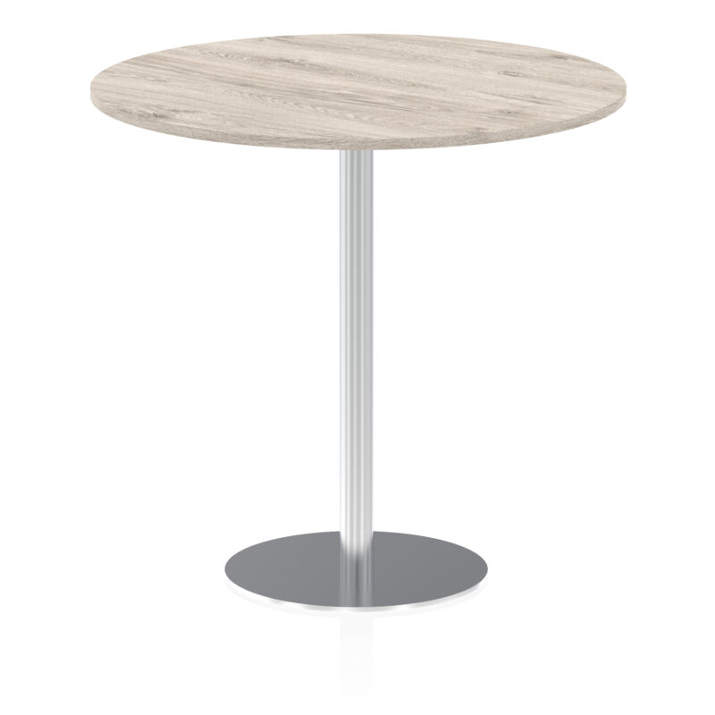Roma Round Poseur Table Silver Leg - Image 48
