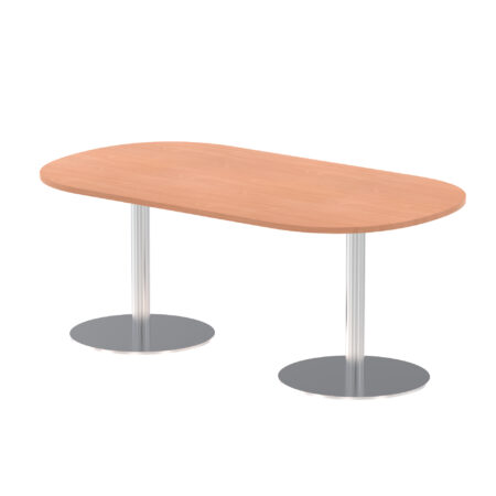 Roma Boardroom Table Silver Leg