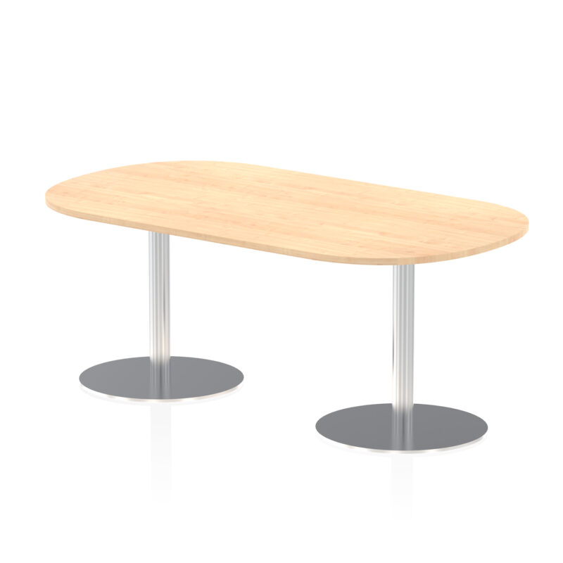 Roma Boardroom Table Silver Leg - Image 4