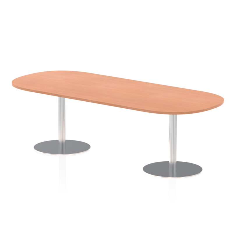 Roma Boardroom Table Silver Leg - Image 13