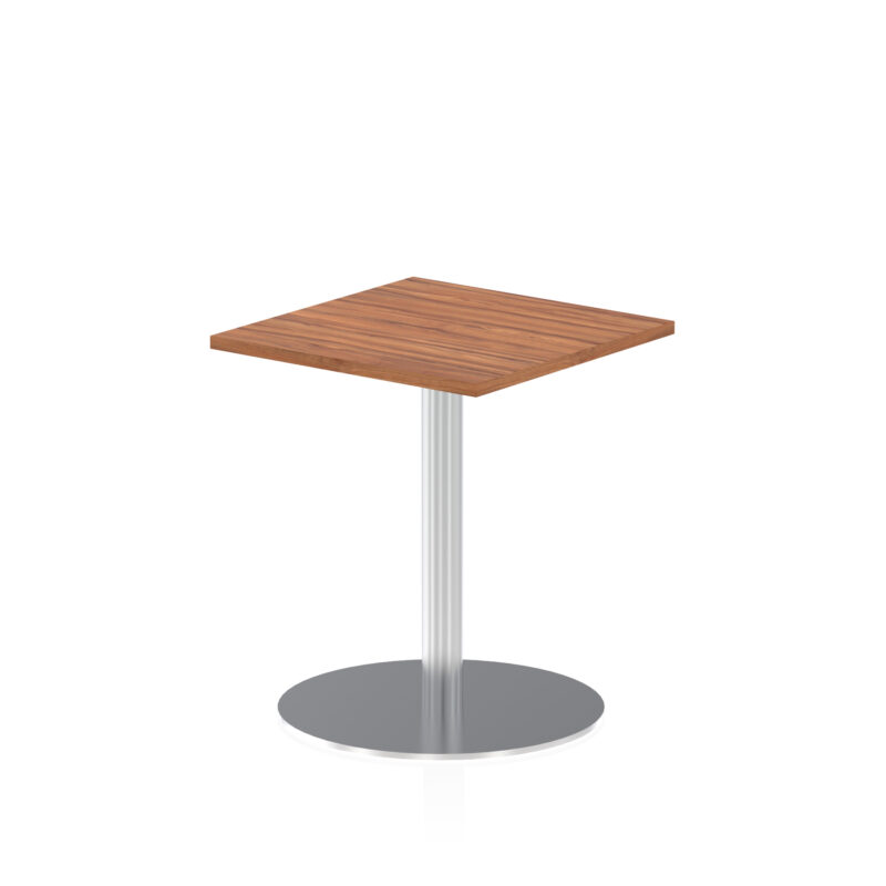 Roma Square Poseur Table Silver Leg - Image 2