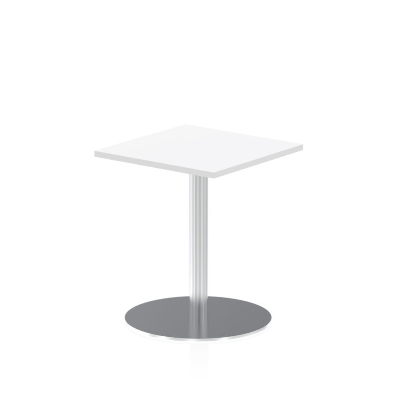 Roma Square Poseur Table Silver Leg - Image 3