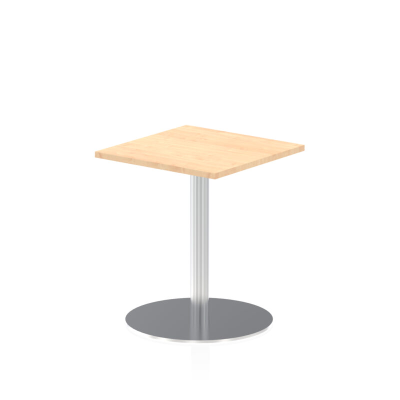 Roma Square Poseur Table Silver Leg - Image 4