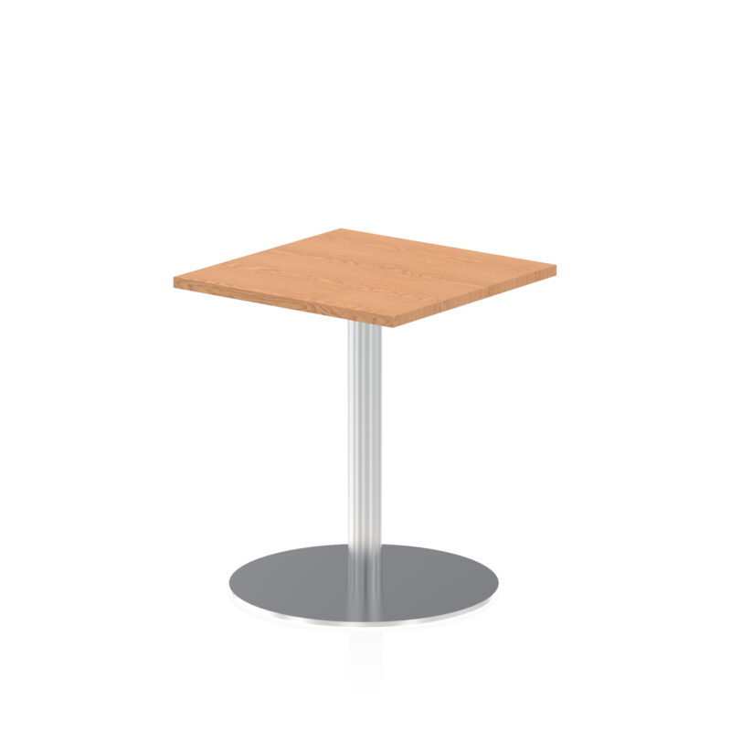 Roma Square Poseur Table Silver Leg - Image 5