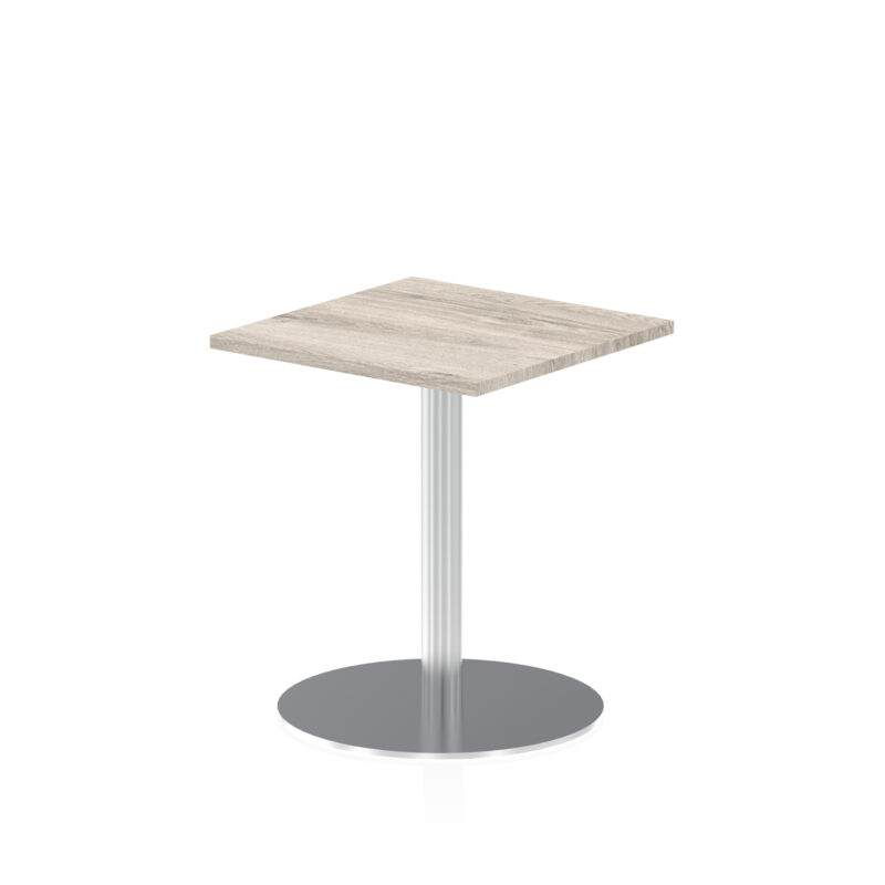 Roma Square Poseur Table Silver Leg - Image 6
