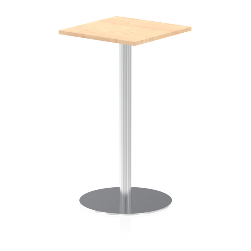 Roma Square Poseur Table Silver Leg - Image 10