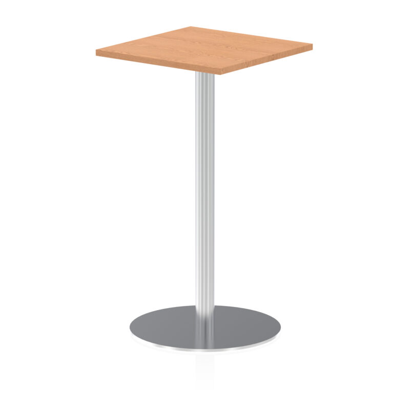Roma Square Poseur Table Silver Leg - Image 11