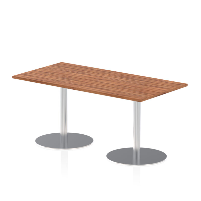 Roma Rectangular Poseur Table Silver Leg - Image 26