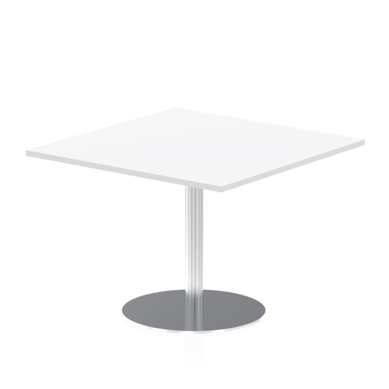 Roma Square Poseur Table Silver Leg - Image 15