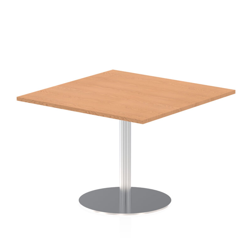 Roma Square Poseur Table Silver Leg - Image 17