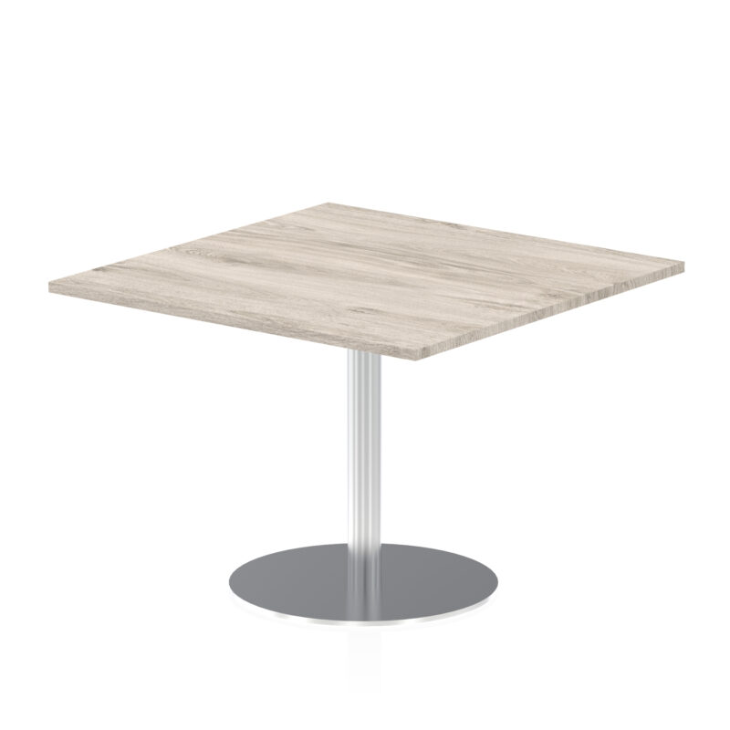 Roma Square Poseur Table Silver Leg - Image 18