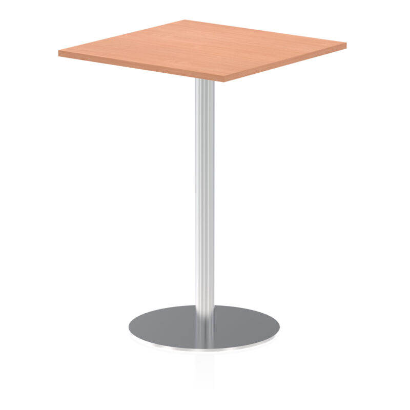 Roma Square Poseur Table Silver Leg - Image 19