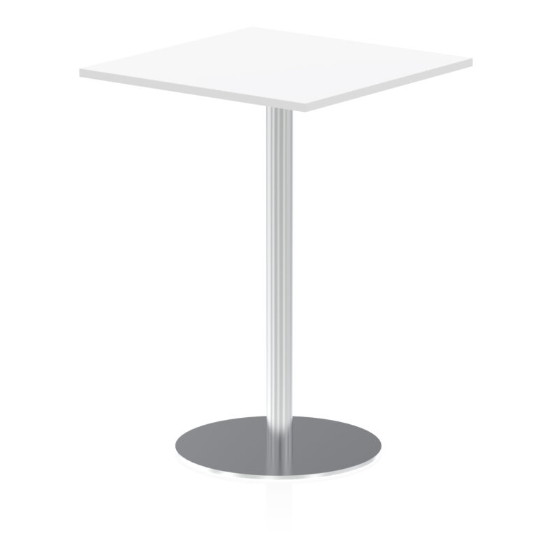 Roma Square Poseur Table Silver Leg - Image 21