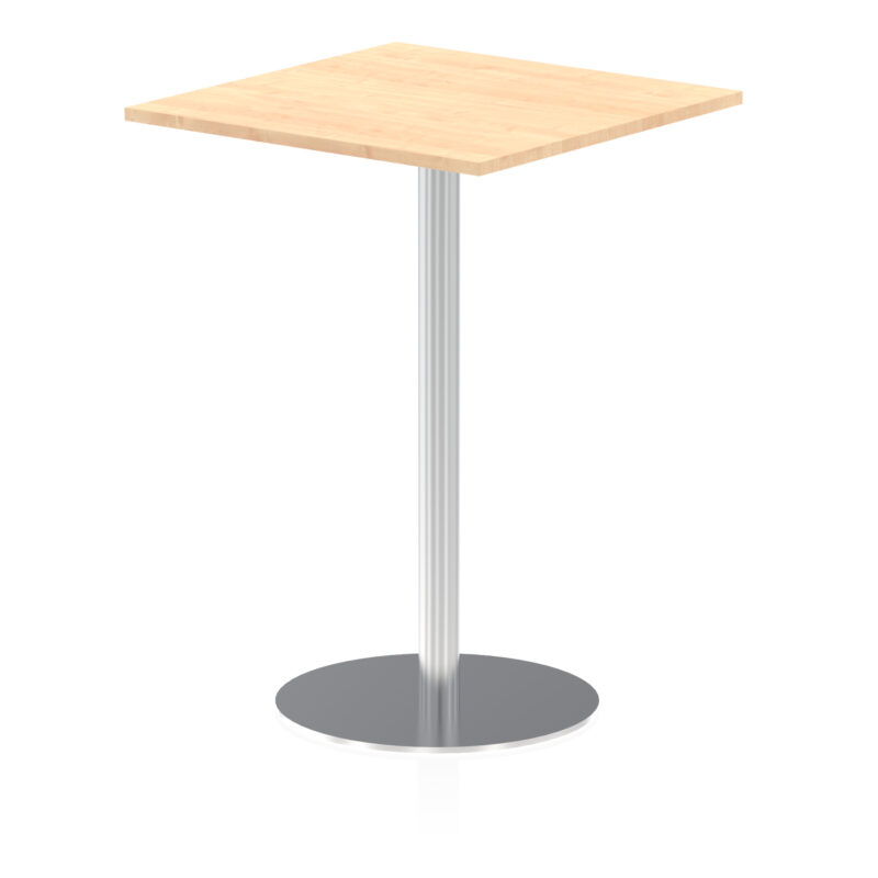Roma Square Poseur Table Silver Leg - Image 22