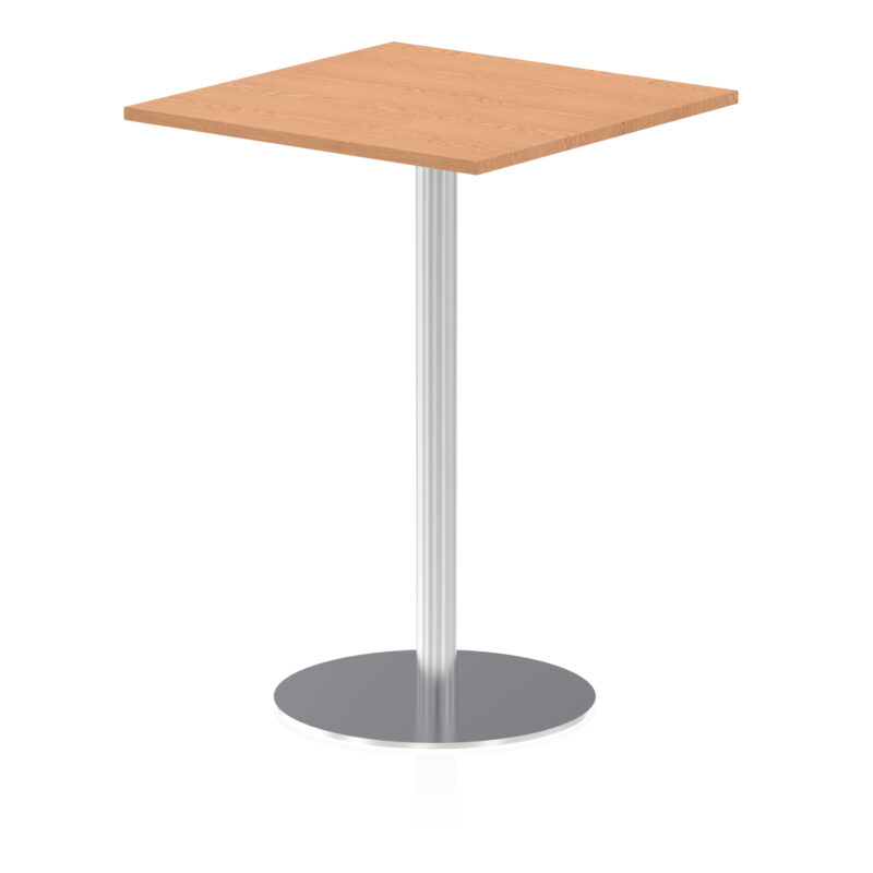 Roma Square Poseur Table Silver Leg - Image 23