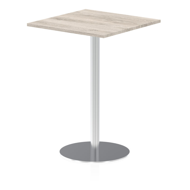 Roma Square Poseur Table Silver Leg - Image 24