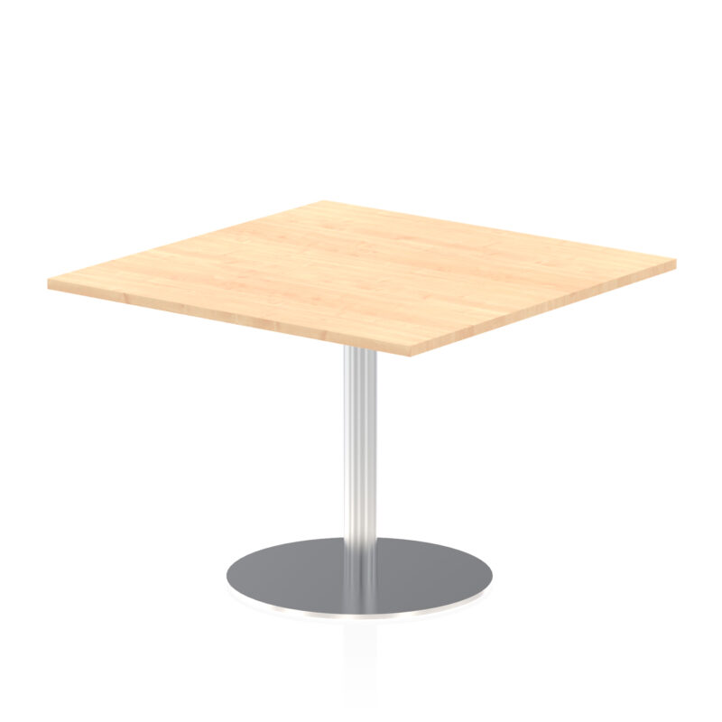 Roma Square Poseur Table Silver Leg - Image 28