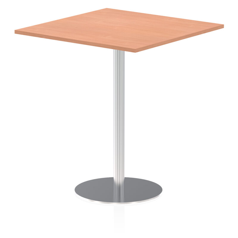Roma Square Poseur Table Silver Leg - Image 31